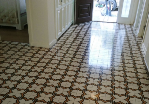 Mosaic Floor Polishing 